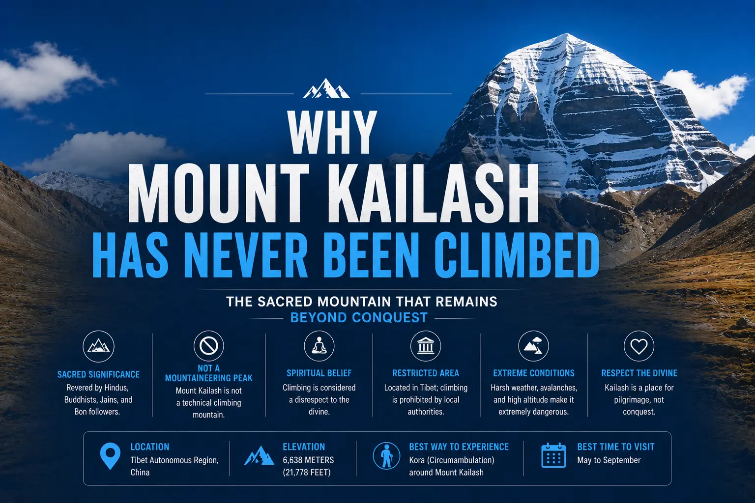 Why Mount Kailash Has Never Been Climbed